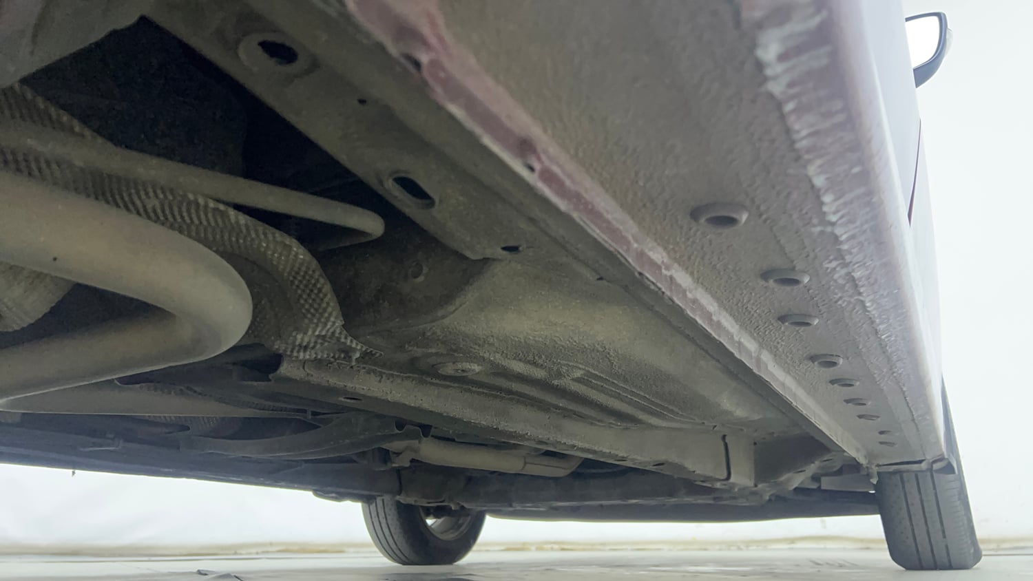 Used 2016 Ford Figo Aspire Titanium1.5 TDCi Diesel Manual extra REAR RIGHT UNDERBODY VIEW