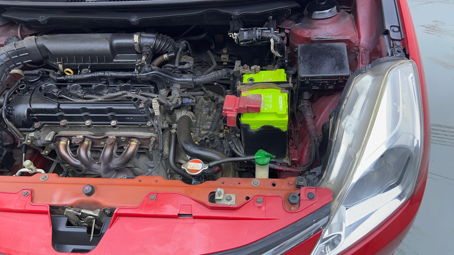 Used 2018 Maruti Suzuki Baleno Delta 1.2 AT Petrol Automatic engine ENGINE LEFT SIDE VIEW