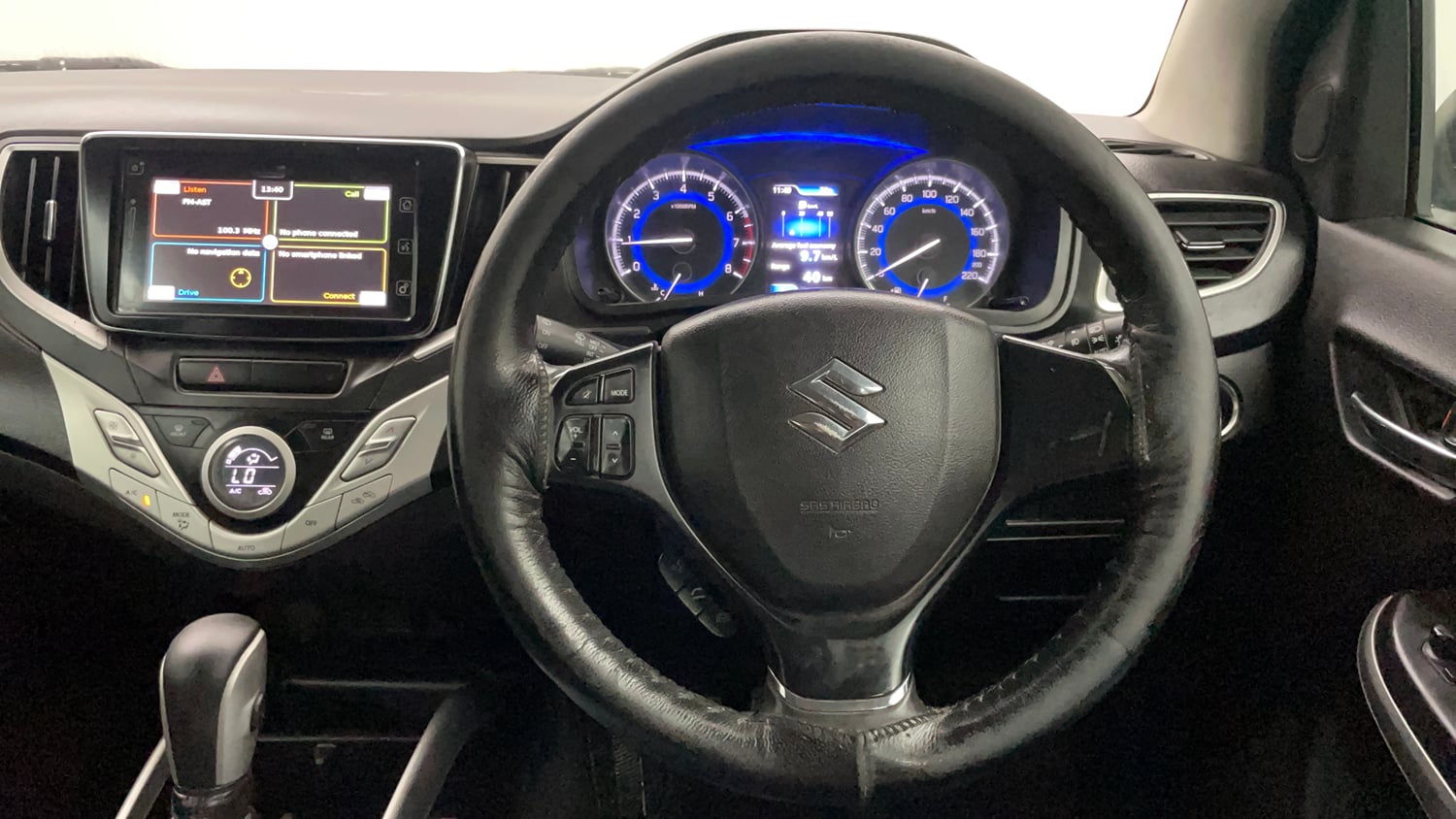 Used 2018 Maruti Suzuki Baleno Alpha 1.2 AT Petrol Automatic interior STEERING VIEW