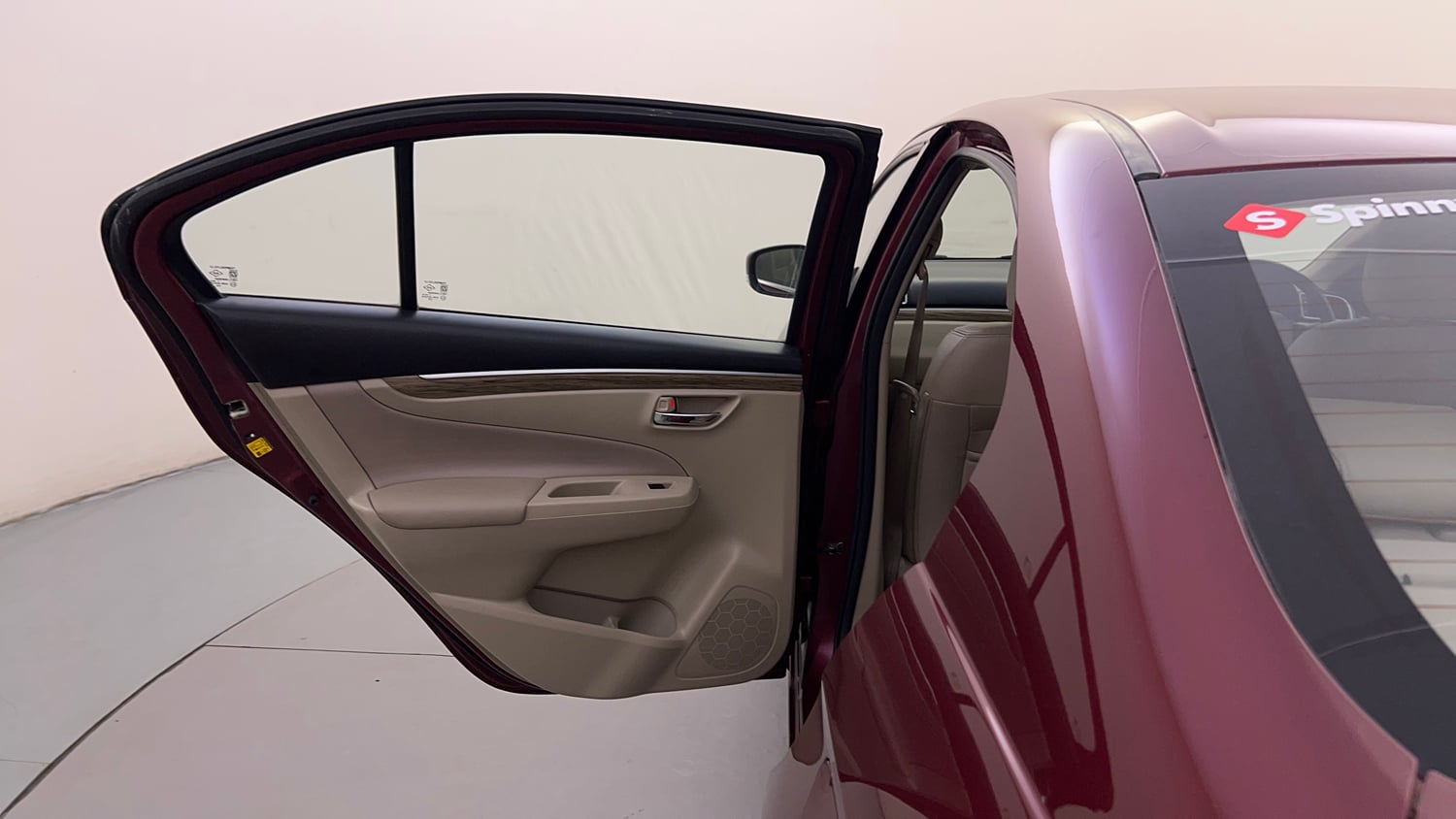 Used 2021 Maruti Suzuki Ciaz Alpha 1.5 AT Petrol Automatic interior LEFT REAR DOOR OPEN VIEW