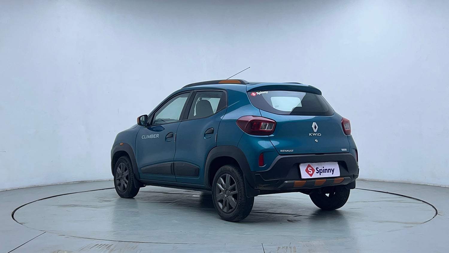 Used 2021 Renault Kwid CLIMBER 1.0 AMT Opt Petrol Automatic exterior LEFT REAR CORNER VIEW