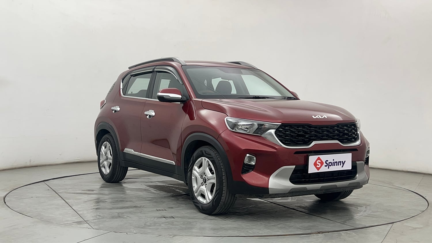 Used 2022 Kia Sonet HTK Plus 1.2 Petrol Manual exterior RIGHT FRONT CORNER VIEW