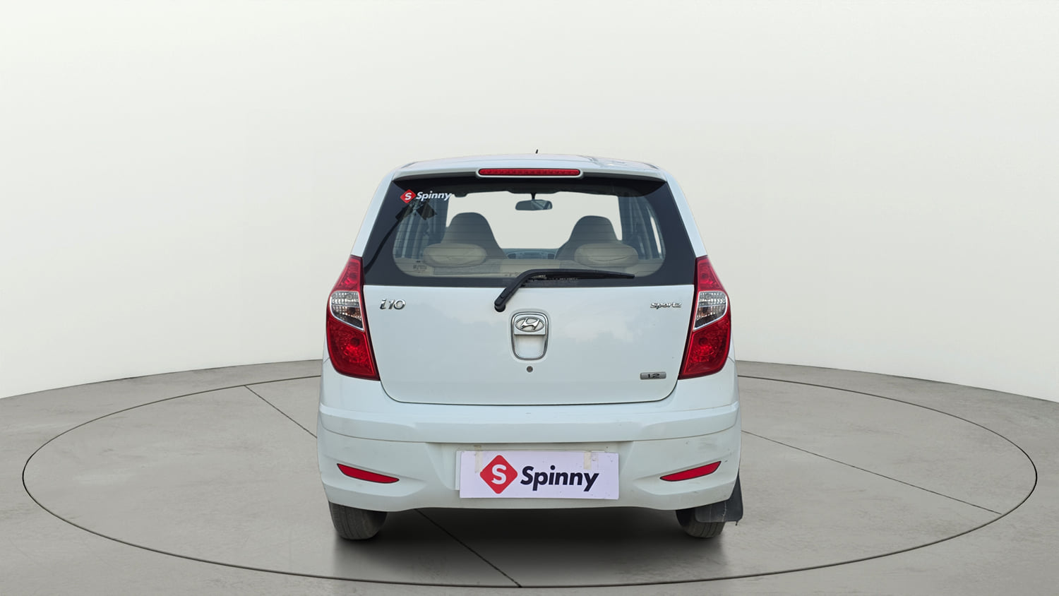 Used 2013 Hyundai i10 Sportz 1.2 Kappa2 Petrol Manual exterior BACK VIEW