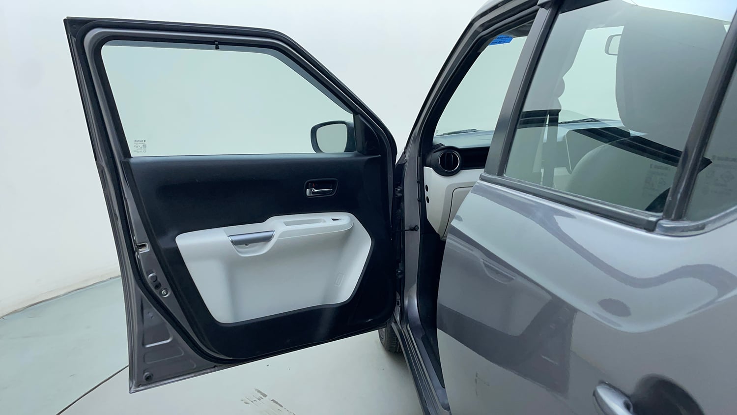 Used 2024 Maruti Suzuki Ignis Zeta 1.2 AMT Petrol Automatic interior LEFT FRONT DOOR OPEN VIEW