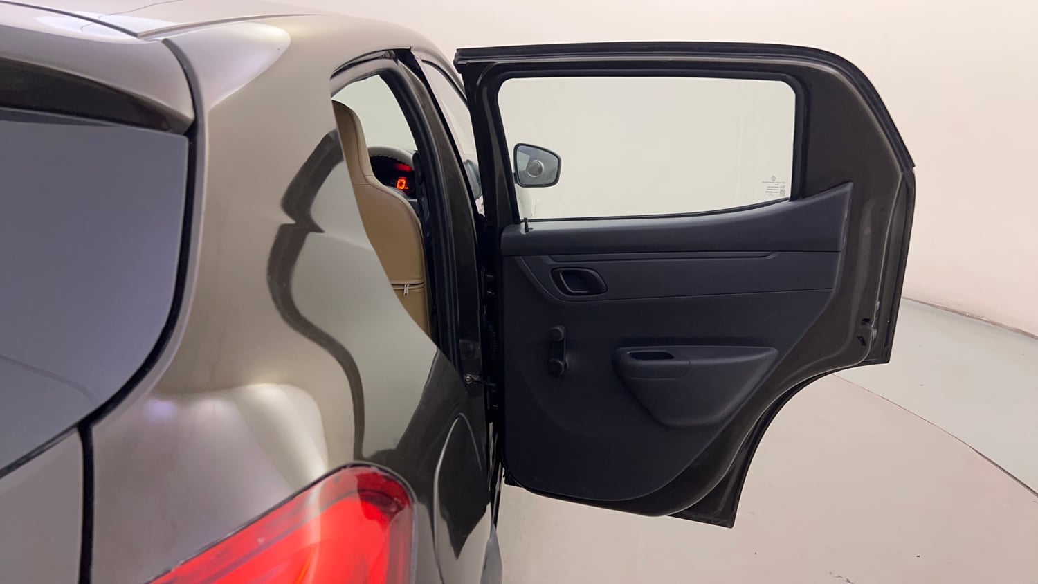 Used 2016 Renault Kwid 1.0 RXT AMT Petrol Automatic interior RIGHT REAR DOOR OPEN VIEW