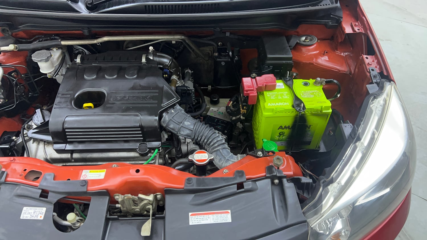 Used 2017 Maruti Suzuki Celerio ZXI (O) AMT Petrol Automatic engine ENGINE LEFT SIDE VIEW