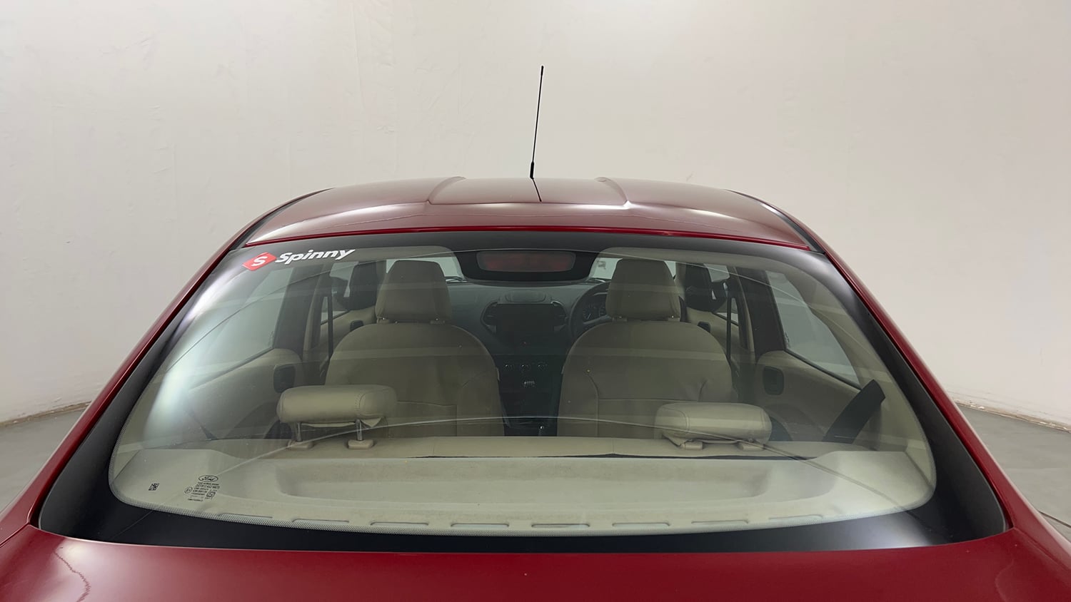 Used 2017 Ford Figo Aspire Trend 1.2 Ti-VCT Petrol Manual exterior BACK WINDSHIELD VIEW