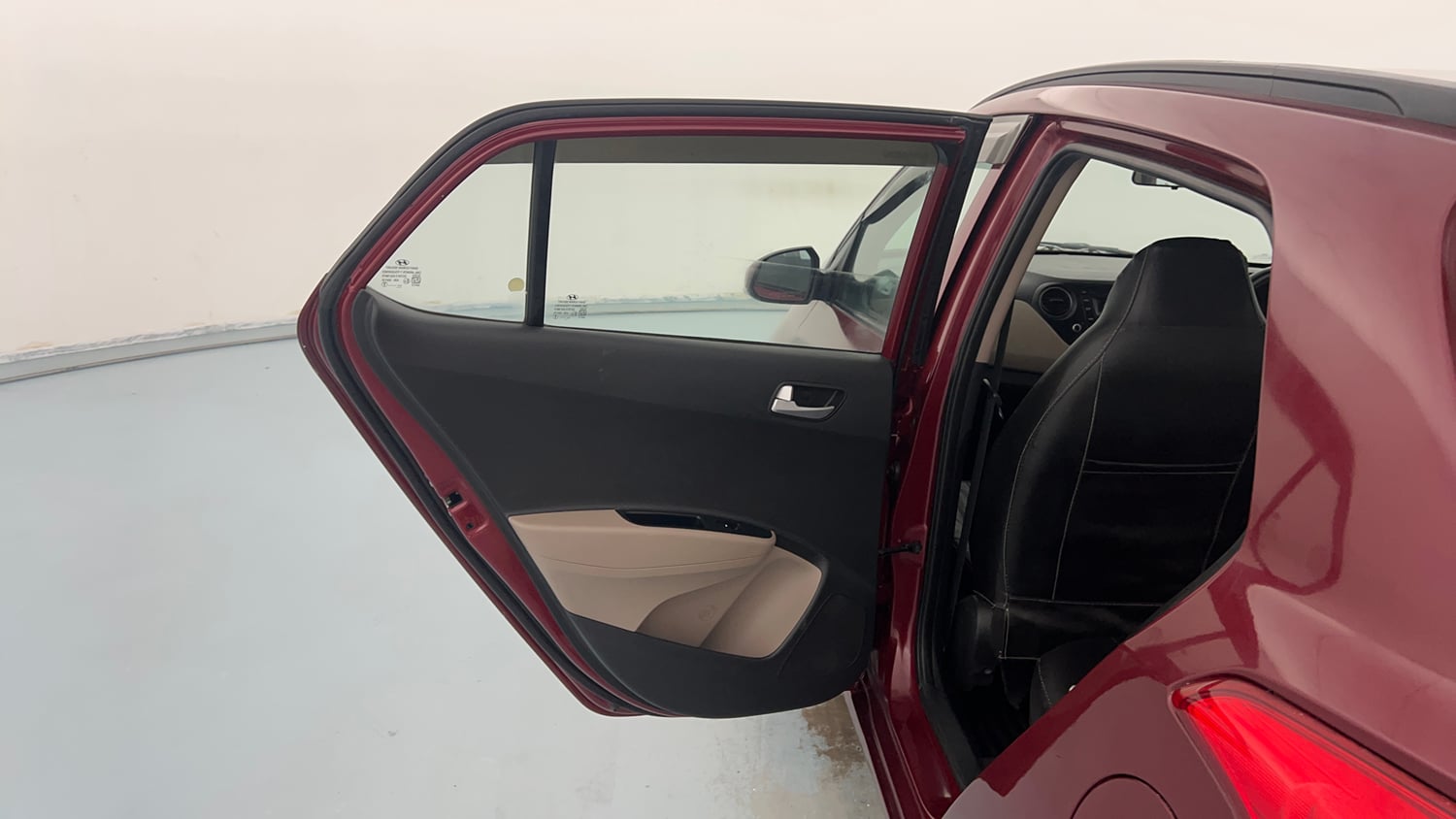 Used 2016 Hyundai Grand i10 Sportz 1.2 Kappa VTVT Petrol Manual interior LEFT REAR DOOR OPEN VIEW