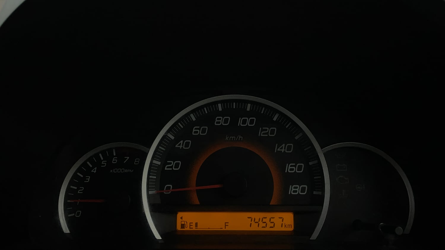 Used 2015 Maruti Suzuki Wagon R VXI Petrol Manual interior CLUSTERMETER VIEW