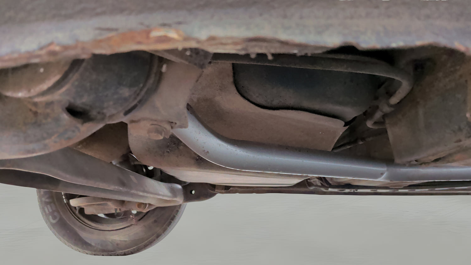 Used 2012 Hyundai i10 Sportz 1.2 Kappa2 Petrol Manual extra REAR RIGHT UNDERBODY VIEW
