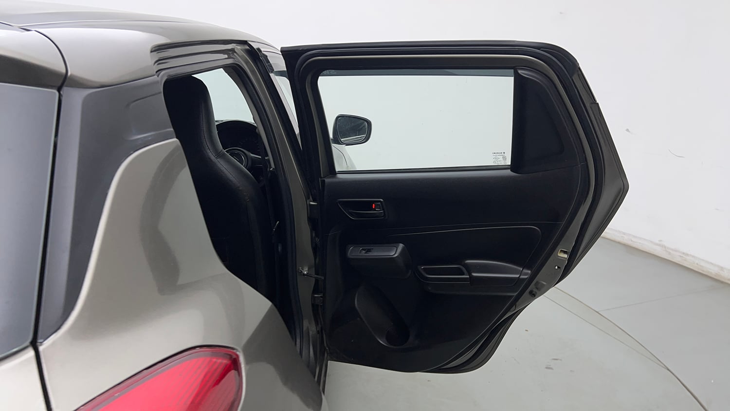 Used 2023 Maruti Suzuki Swift LXi Petrol Manual interior RIGHT REAR DOOR OPEN VIEW