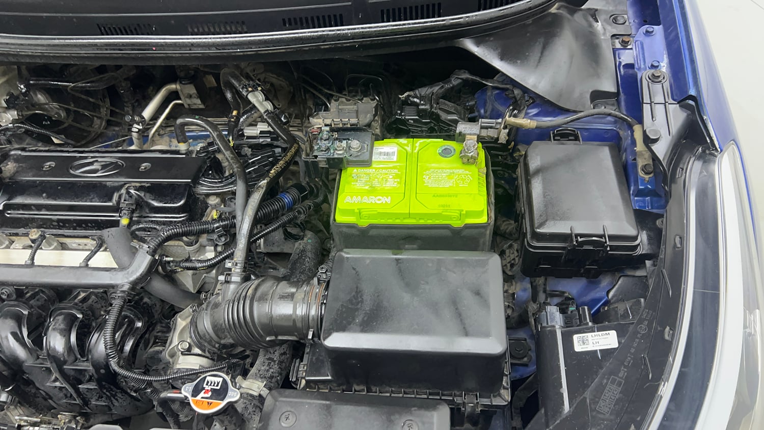 Used 2014 Hyundai Elite i20 Sportz 1.2 Petrol Manual engine ENGINE LEFT SIDE VIEW