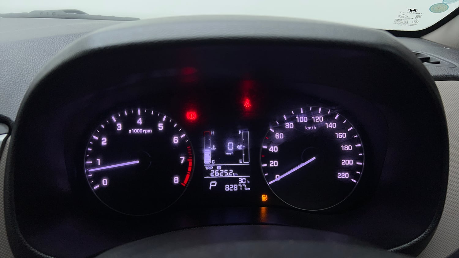 Used 2017 Hyundai Creta SX Plus 1.6 AT Petrol Petrol Automatic interior CLUSTERMETER VIEW
