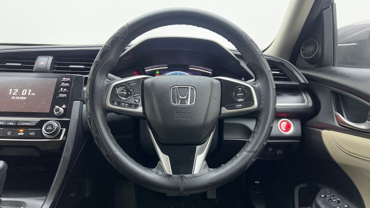 Used 2020 Honda Civic VX CVT Petrol Petrol Automatic interior STEERING VIEW