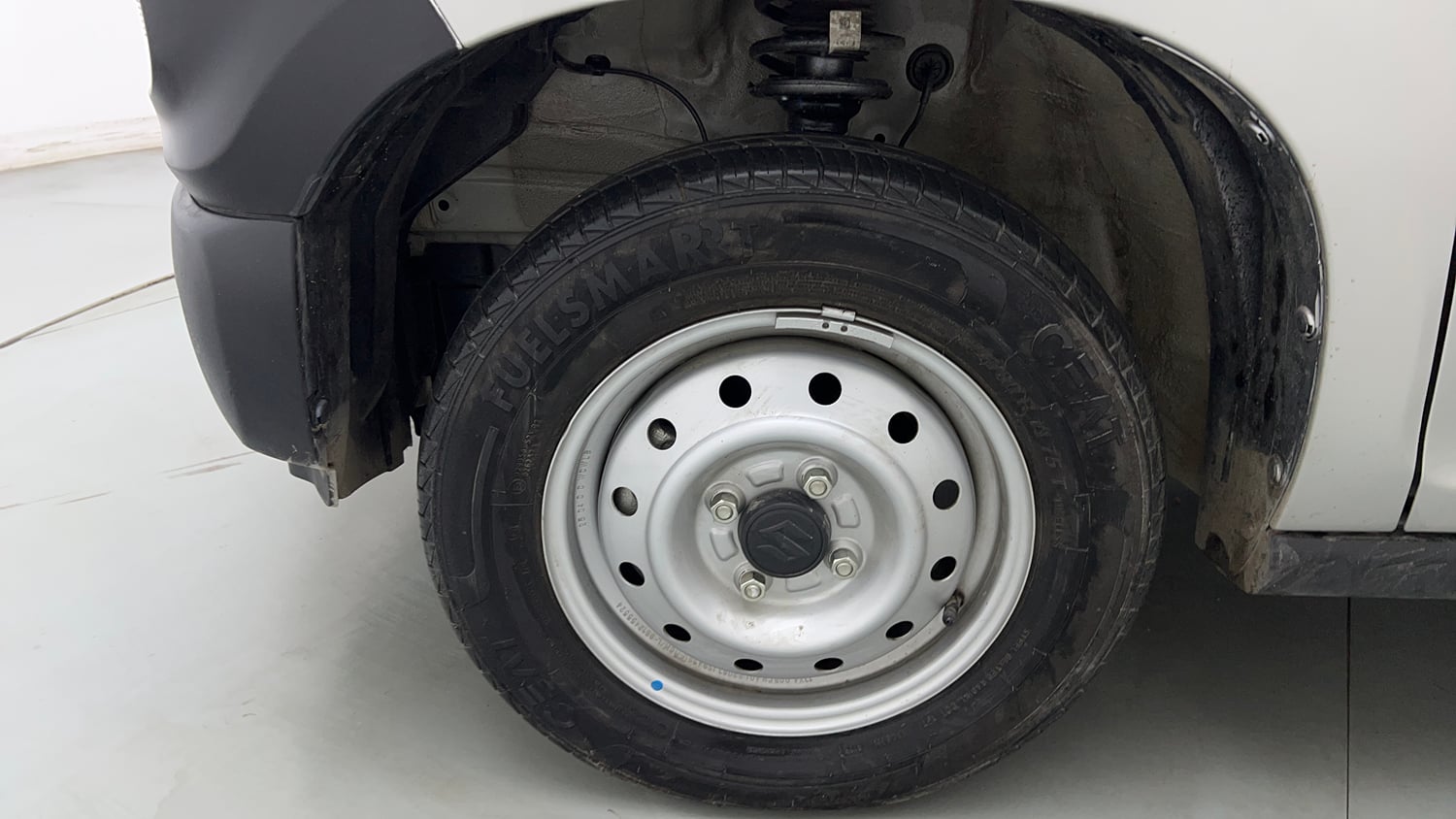Used 2025 Maruti Suzuki S-Presso Lxi (O) Petrol Manual tyres LEFT FRONT TYRE RIM VIEW