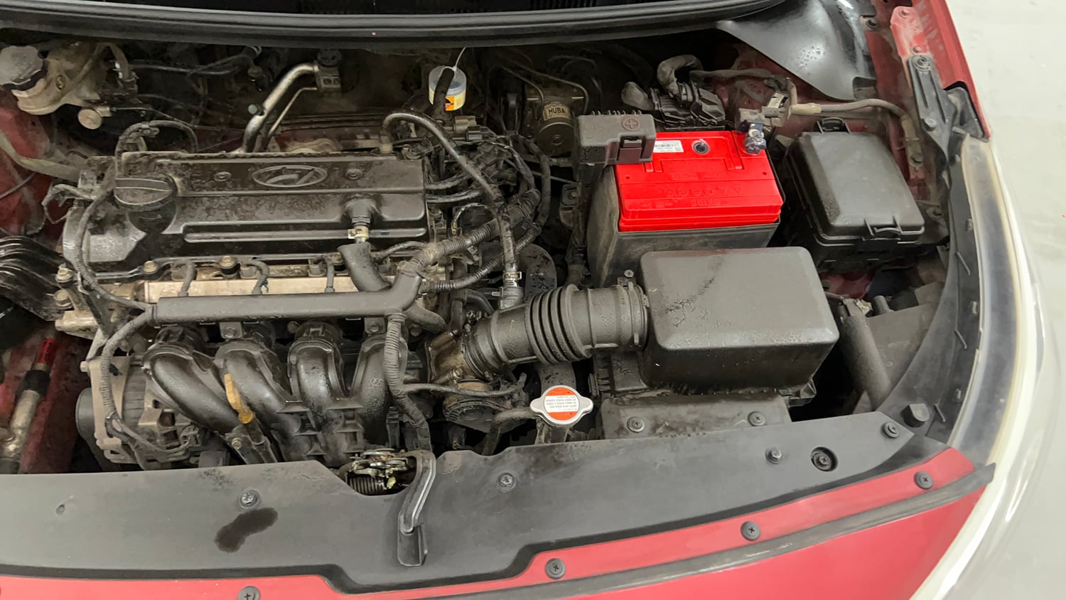 Used 2016 Hyundai Elite i20 Sportz 1.2 Petrol Manual engine ENGINE LEFT SIDE VIEW