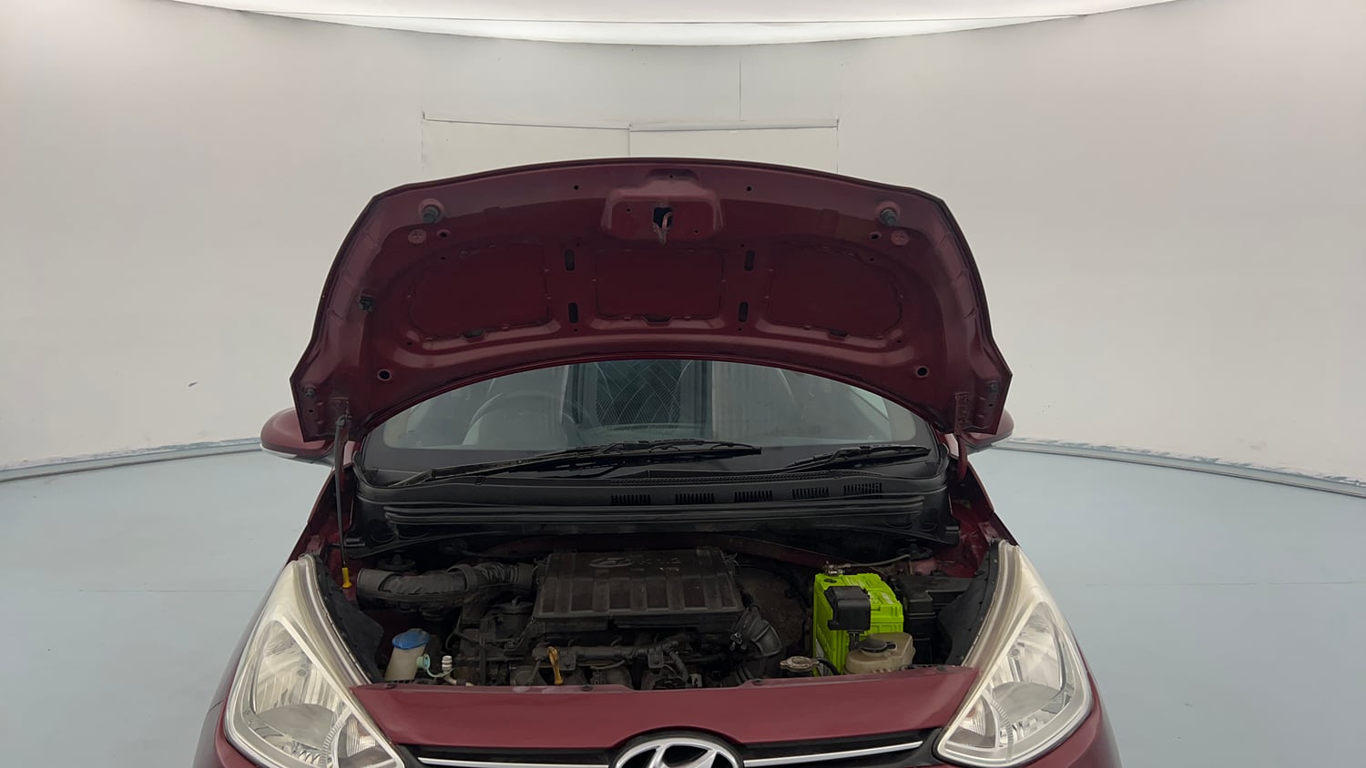 Used 2016 Hyundai Grand i10 Sportz 1.2 Kappa VTVT Petrol Manual engine ENGINE & BONNET OPEN FRONT VIEW