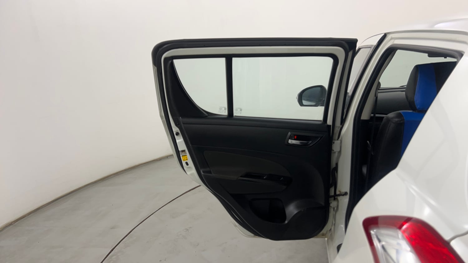 Used 2013 Maruti Suzuki Swift VXi Petrol Manual interior LEFT REAR DOOR OPEN VIEW