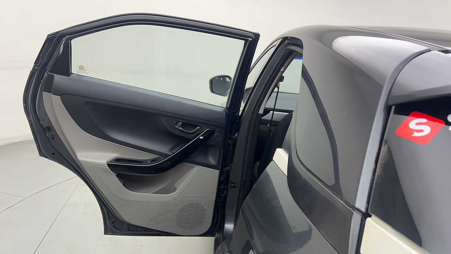 Used 2018 Tata Nexon XM Petrol Manual interior LEFT REAR DOOR OPEN VIEW