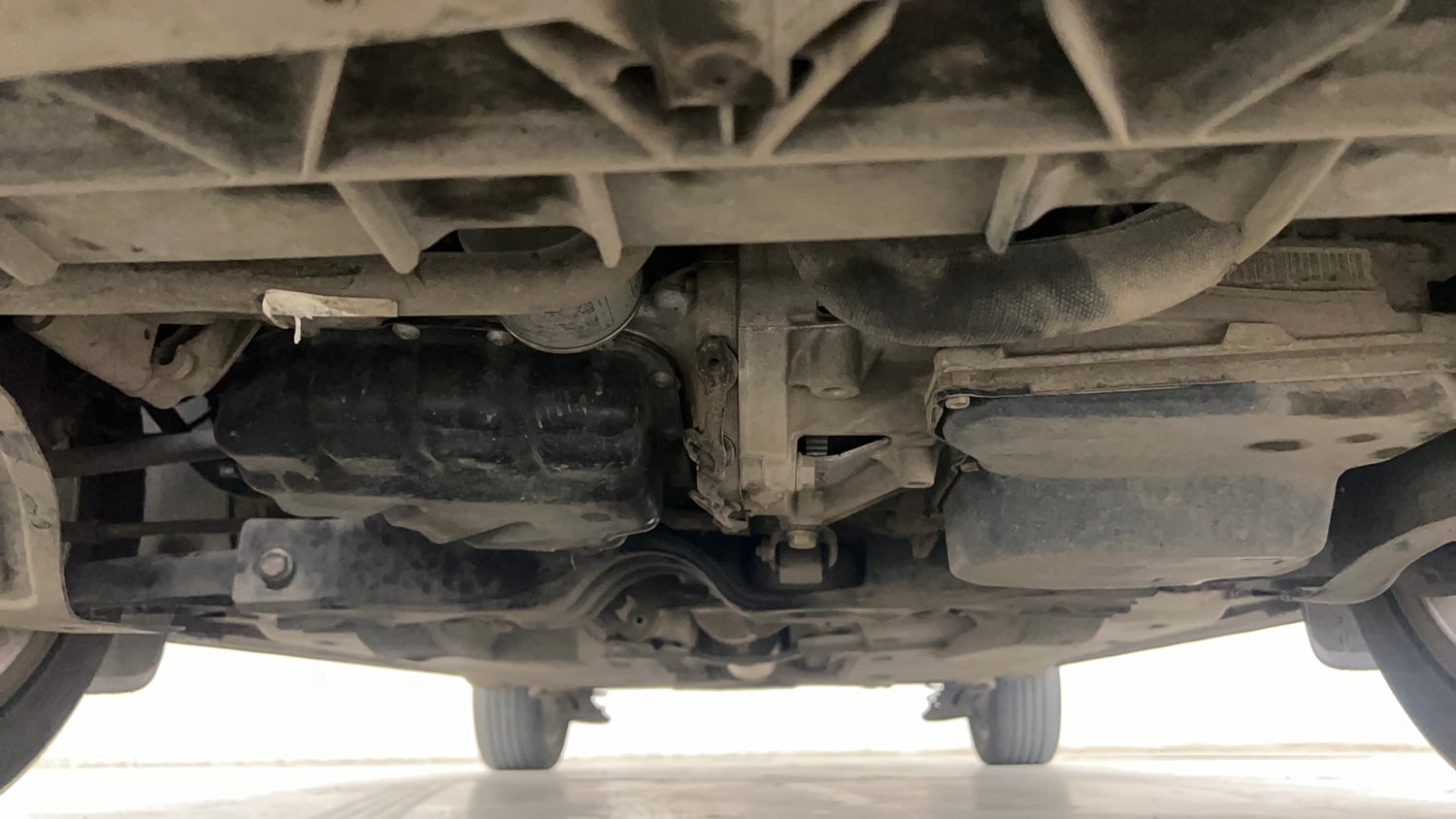 Used 2022 Volkswagen Vento Highline Plus 1.0L TSI Automatic Petrol Automatic extra FRONT LEFT UNDERBODY VIEW