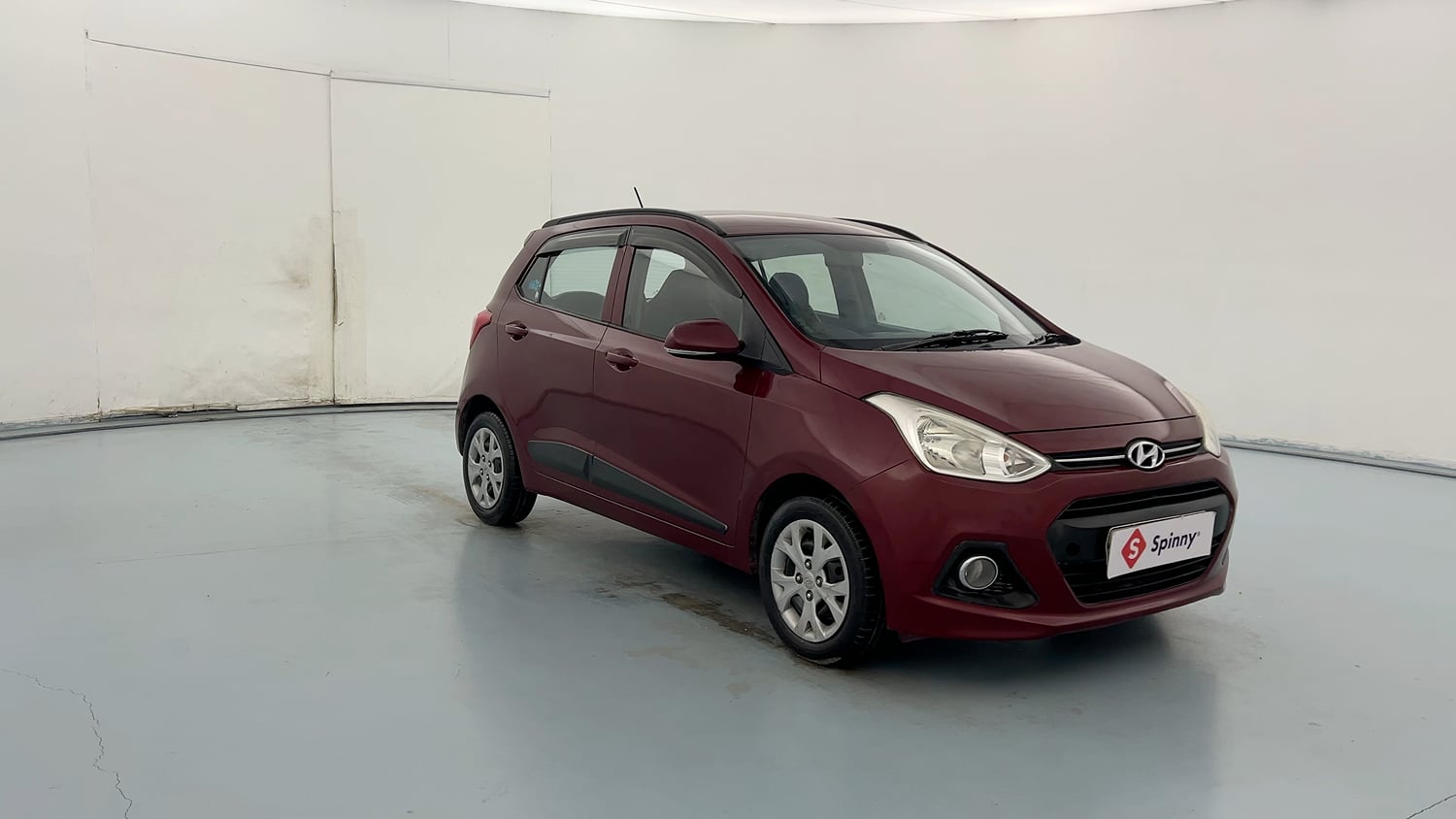 Used 2016 Hyundai Grand i10 Sportz 1.2 Kappa VTVT Petrol Manual exterior RIGHT FRONT CORNER VIEW