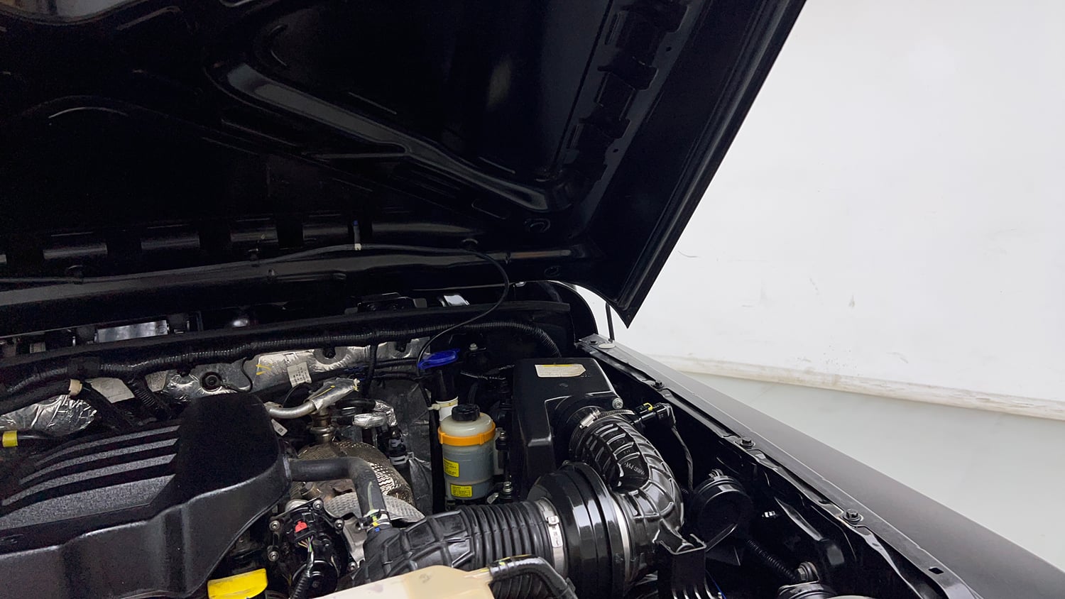 Used 2024 Mahindra Thar LX Hard Top Diesel MT RWD Diesel Manual engine ENGINE LEFT SIDE HINGE & APRON VIEW