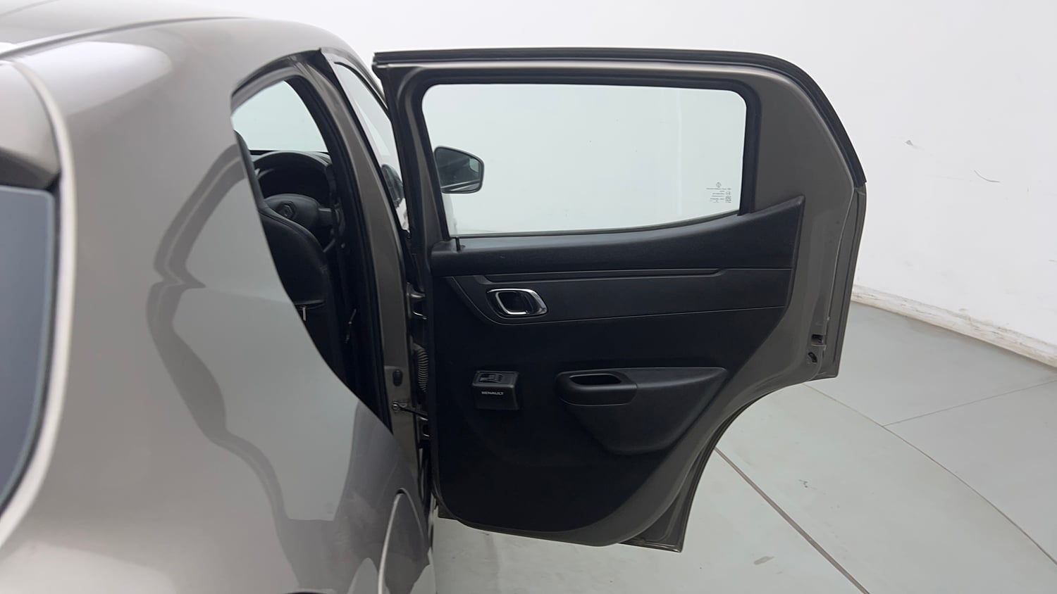 Used 2019 Renault Kwid 1.0 RXT AMT Opt Petrol Automatic interior RIGHT REAR DOOR OPEN VIEW