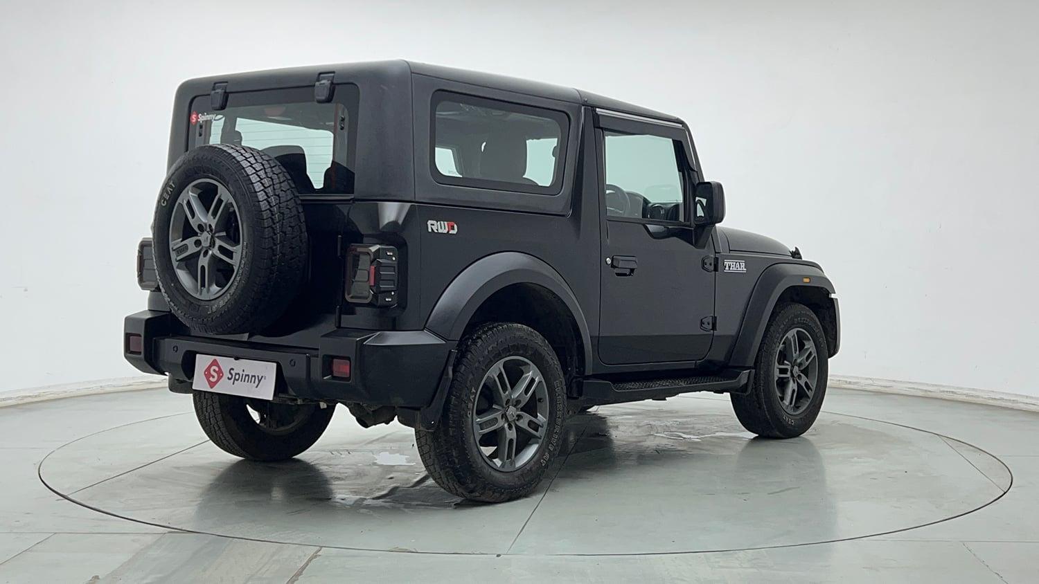 Used 2024 Mahindra Thar LX Hard Top Diesel MT RWD Diesel Manual exterior RIGHT REAR CORNER VIEW