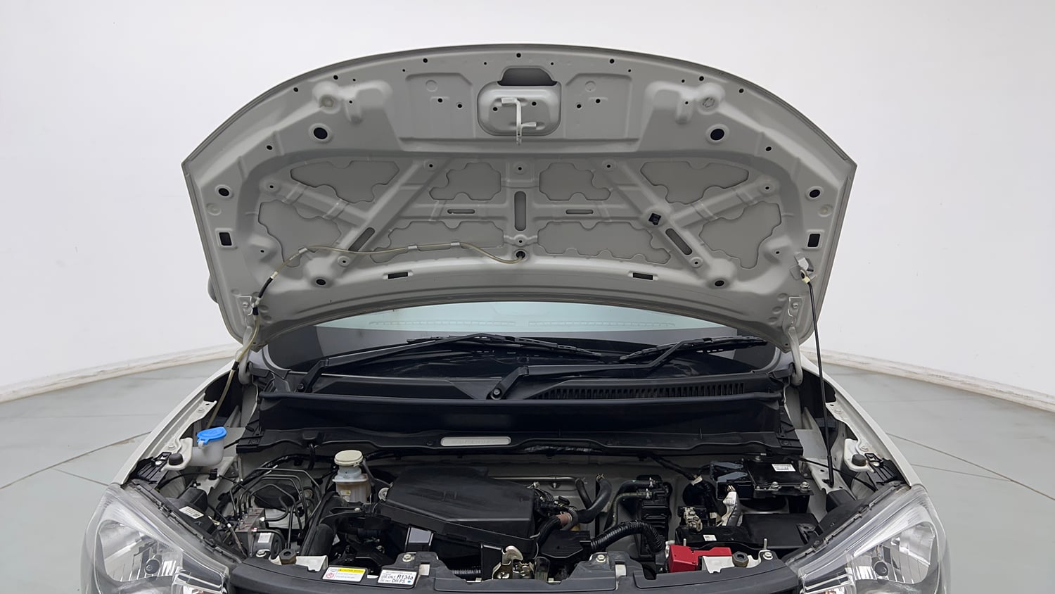 Used 2025 Maruti Suzuki S-Presso Lxi (O) Petrol Manual engine ENGINE & BONNET OPEN FRONT VIEW