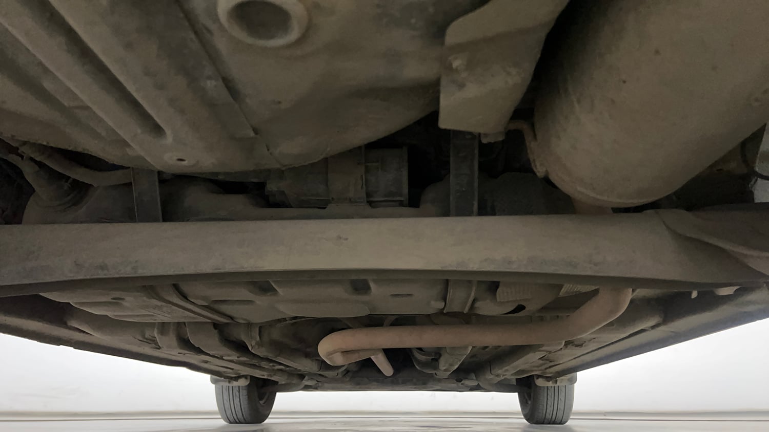 Used 2016 Hyundai Elite i20 Sportz 1.2 Petrol Manual extra REAR UNDERBODY VIEW (TAKEN FROM REAR)
