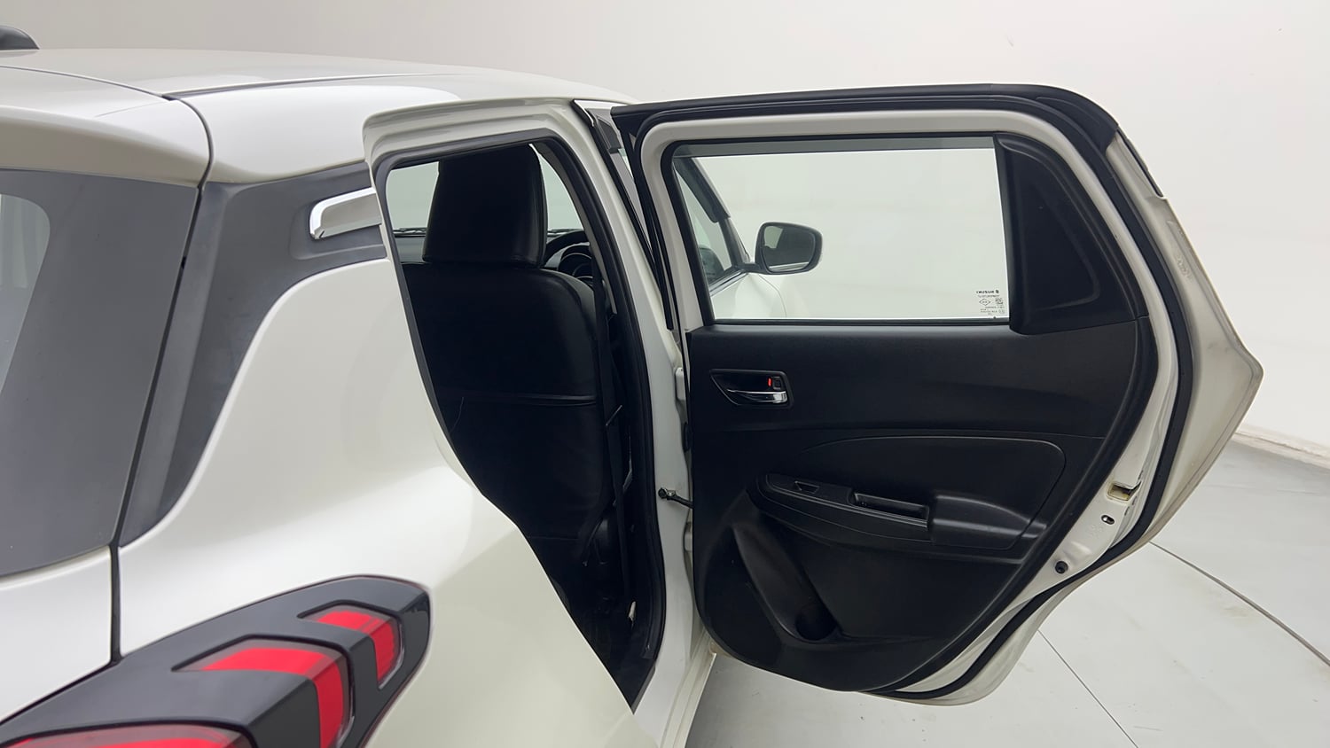 Used 2021 Maruti Suzuki Swift VXi Petrol Manual interior RIGHT REAR DOOR OPEN VIEW