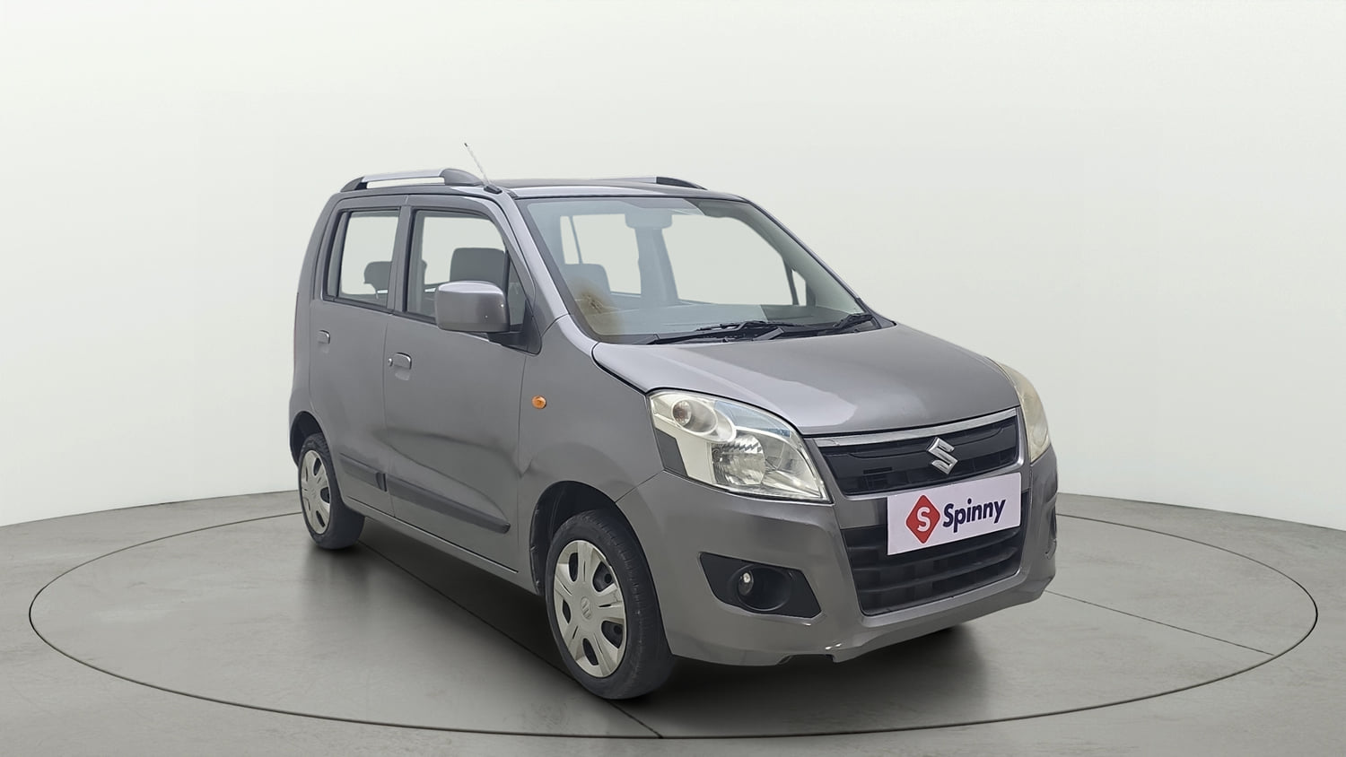 Used 2017 Maruti Suzuki Wagon R VXI Petrol Manual exterior RIGHT FRONT CORNER VIEW
