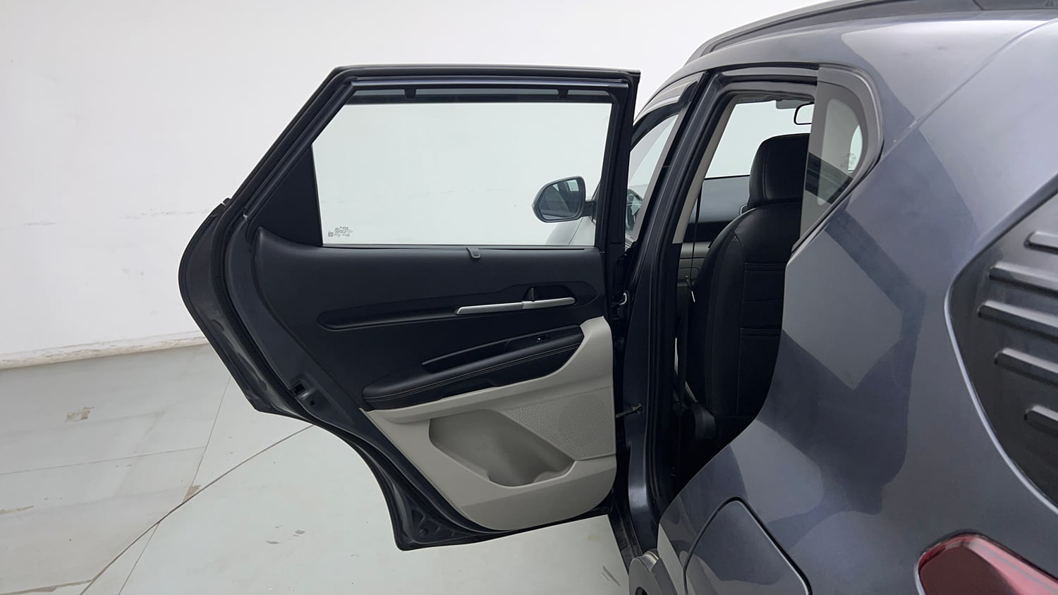 Used 2023 Kia Sonet HTX 1.0 Turbo Petrol DCT Petrol Automatic interior LEFT REAR DOOR OPEN VIEW