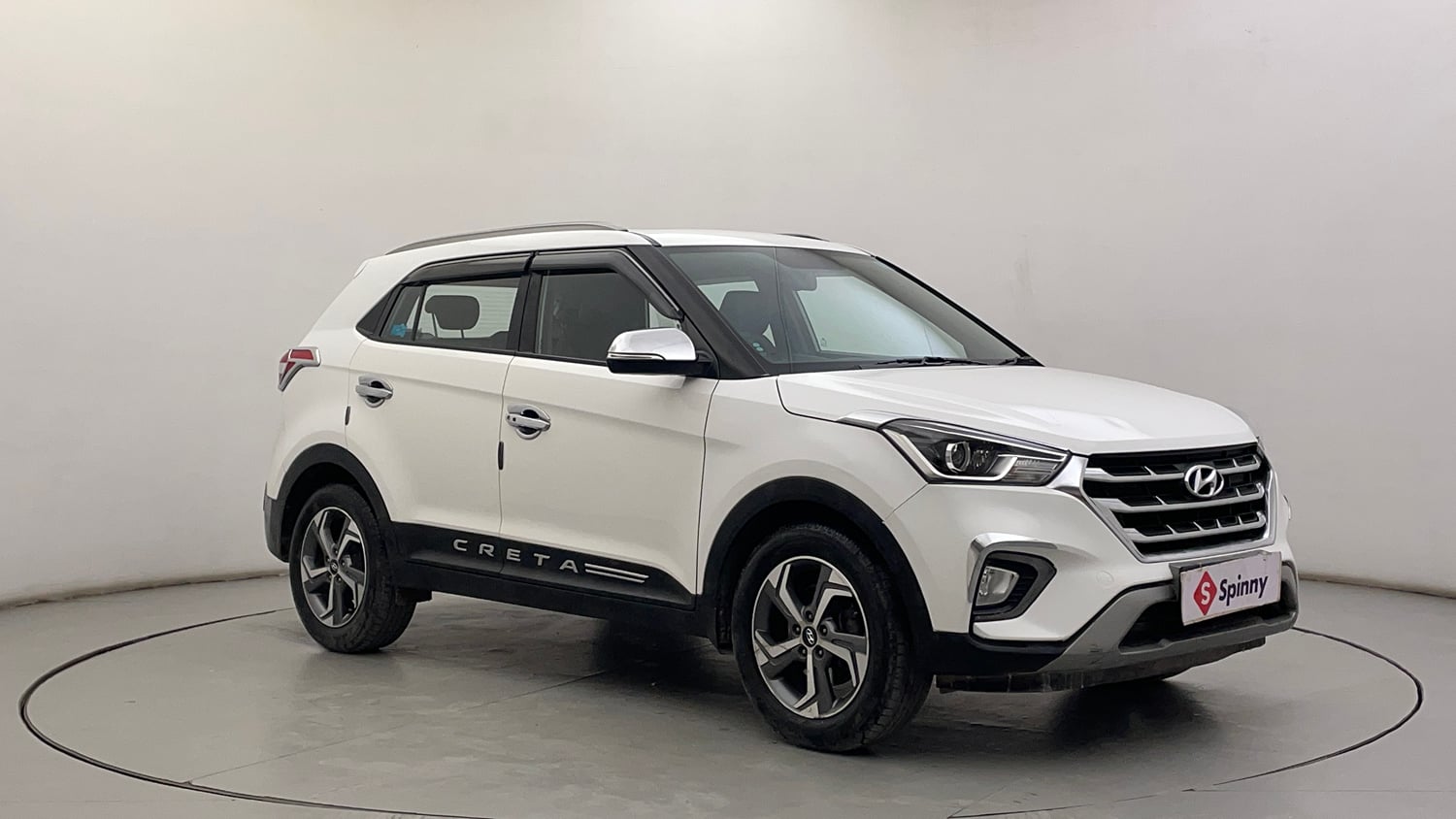 Used 2019 Hyundai Creta SX 1.6 (O) Petrol Petrol Manual exterior RIGHT FRONT CORNER VIEW