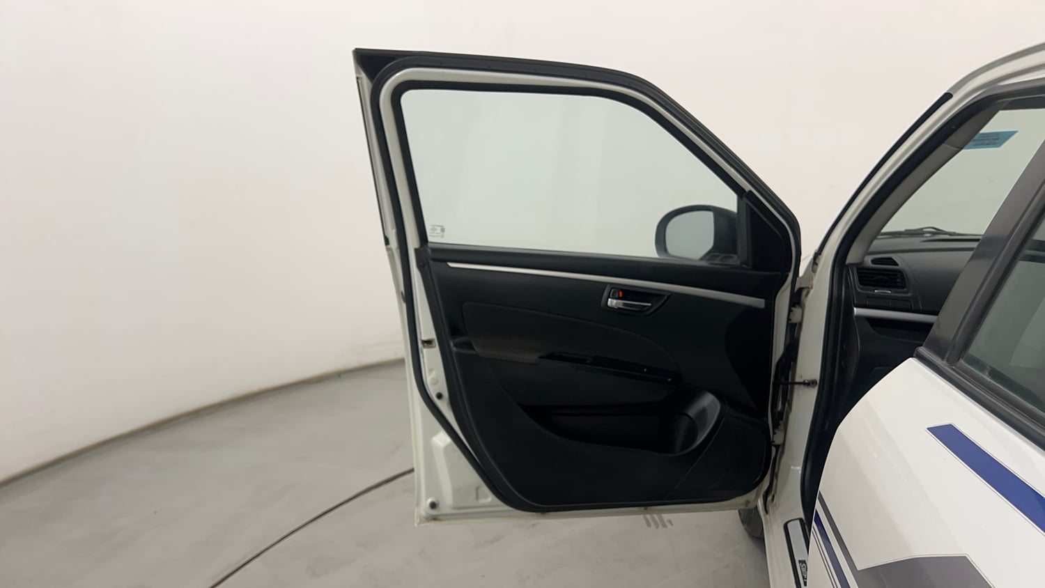 Used 2013 Maruti Suzuki Swift VXi Petrol Manual interior LEFT FRONT DOOR OPEN VIEW