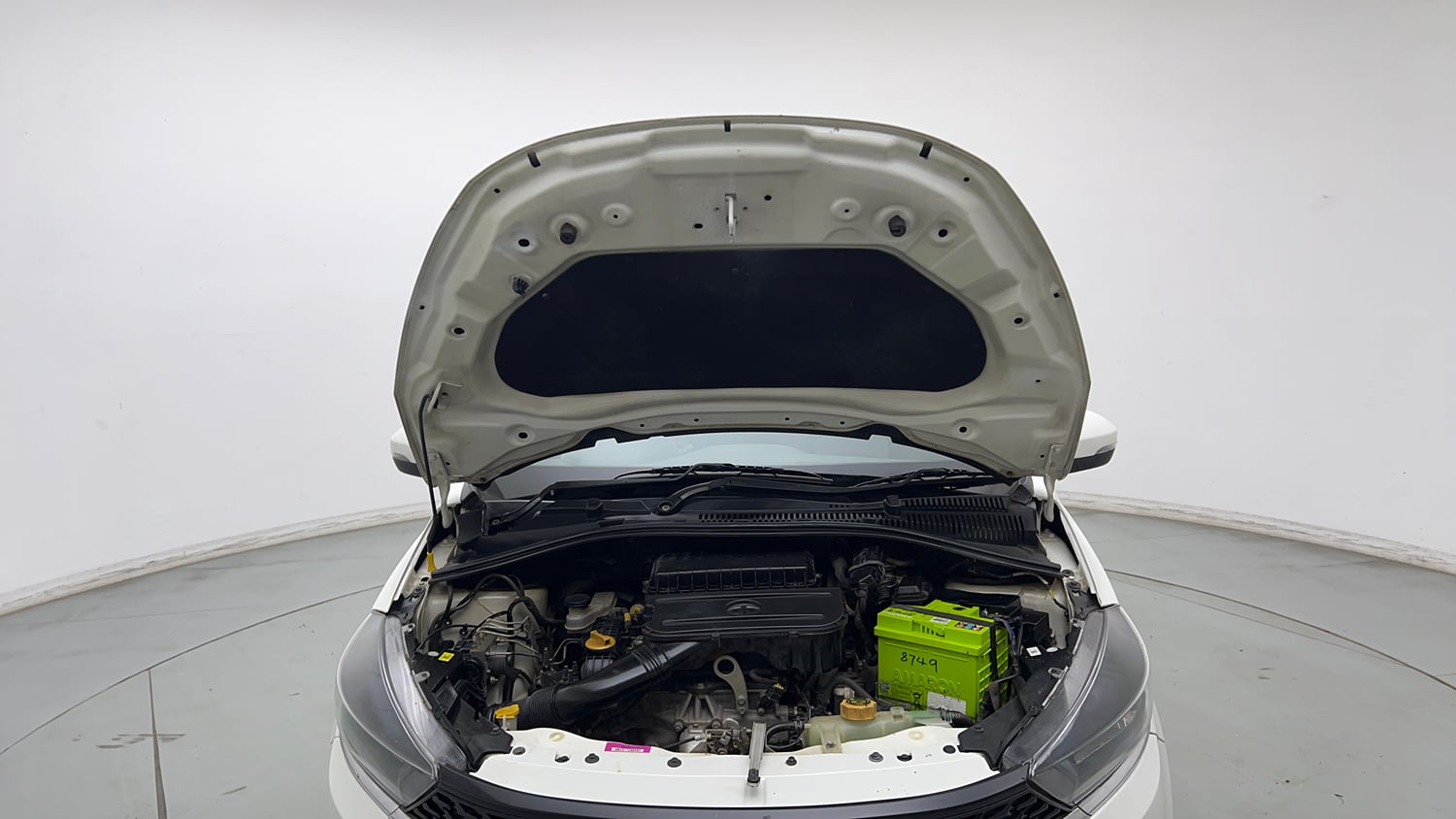 Used 2020 Tata Tiago XZA Petrol Automatic engine ENGINE & BONNET OPEN FRONT VIEW