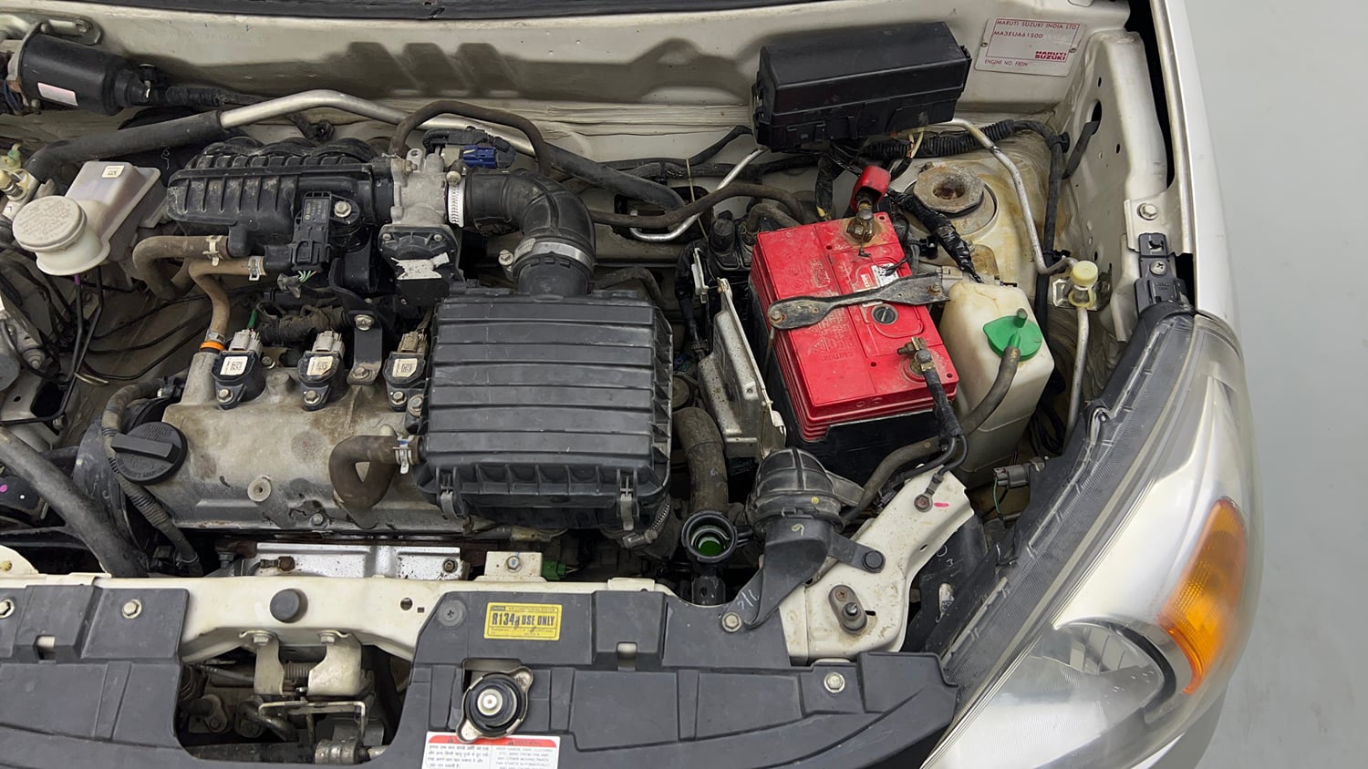Used 2022 Maruti Suzuki Alto 800 LXi (O) Petrol Manual engine ENGINE LEFT SIDE VIEW