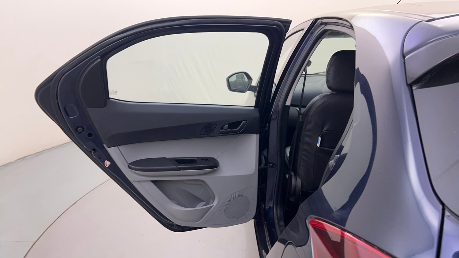 Used 2021 Tata Tiago XT Petrol Manual interior LEFT REAR DOOR OPEN VIEW