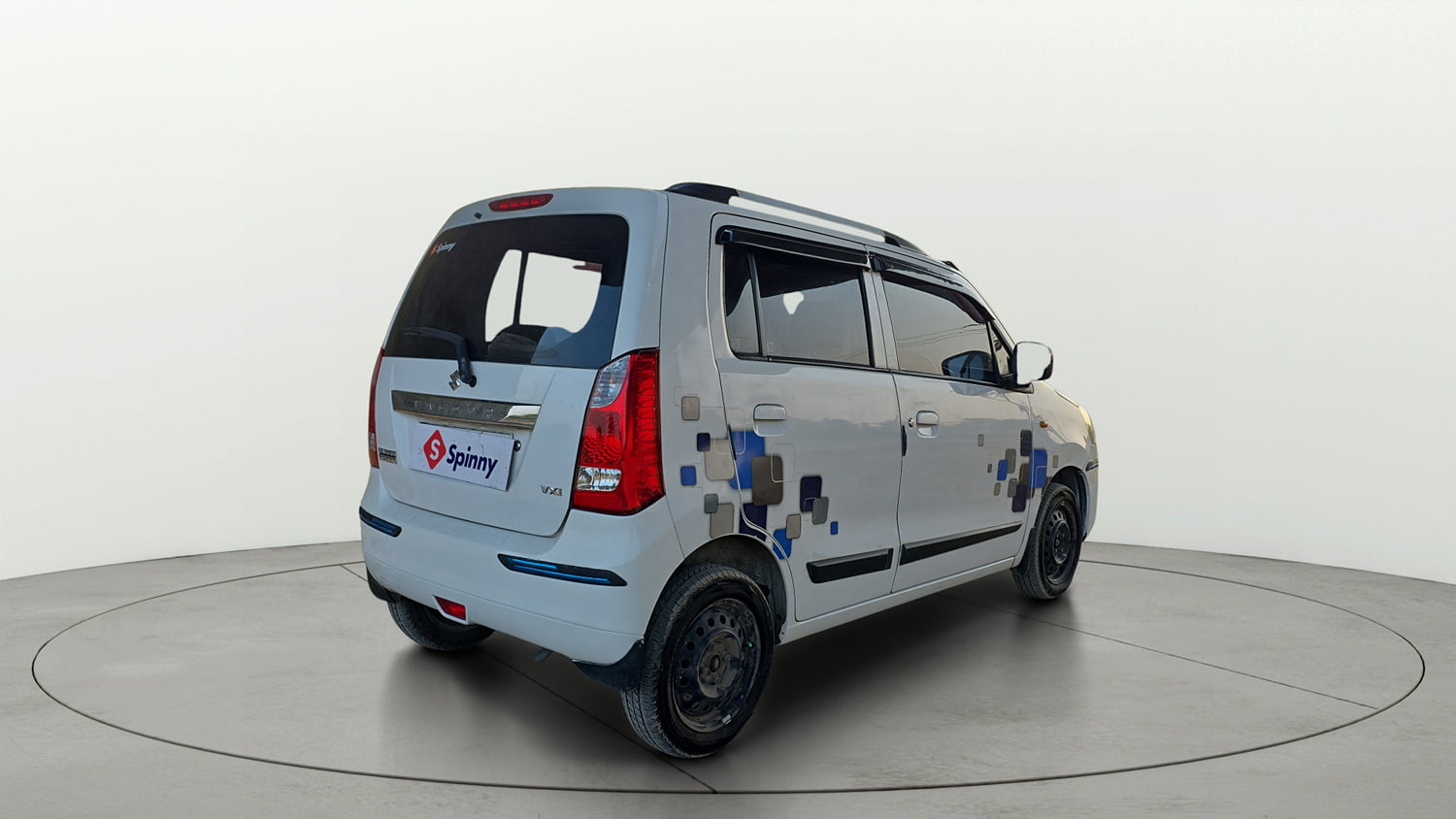 Used 2015 Maruti Suzuki Wagon R VXI Petrol Manual exterior RIGHT REAR CORNER VIEW