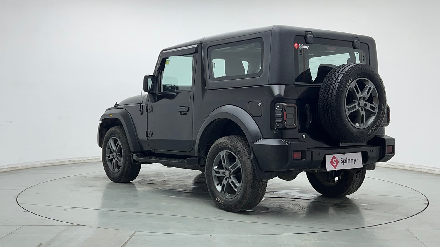 Used 2024 Mahindra Thar LX Hard Top Diesel MT RWD Diesel Manual exterior LEFT REAR CORNER VIEW