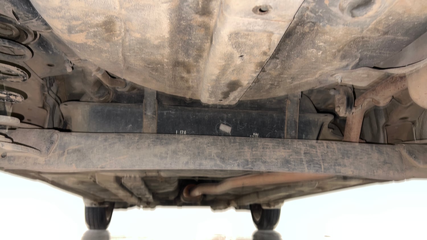 Used 2016 Hyundai Grand i10 Asta 1.2 Kappa VTVT (O) Petrol Manual extra REAR UNDERBODY VIEW (TAKEN FROM REAR)