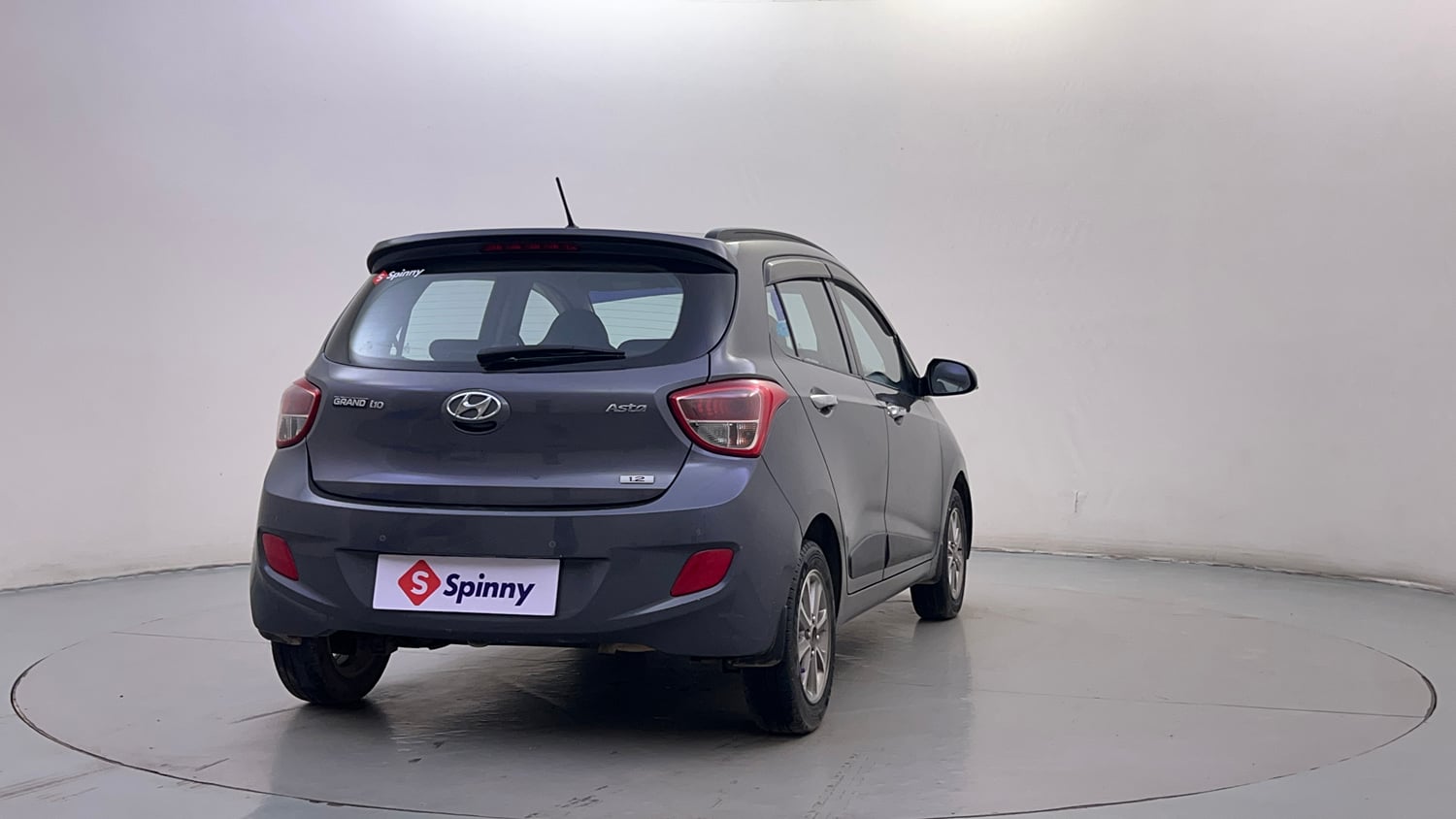 Used 2016 Hyundai Grand i10 Asta 1.2 Kappa VTVT (O) Petrol Manual exterior RIGHT REAR CORNER VIEW