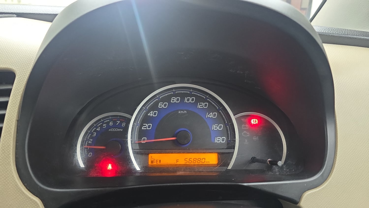 Used 2017 Maruti Suzuki Wagon R VXI Petrol Manual interior CLUSTERMETER VIEW