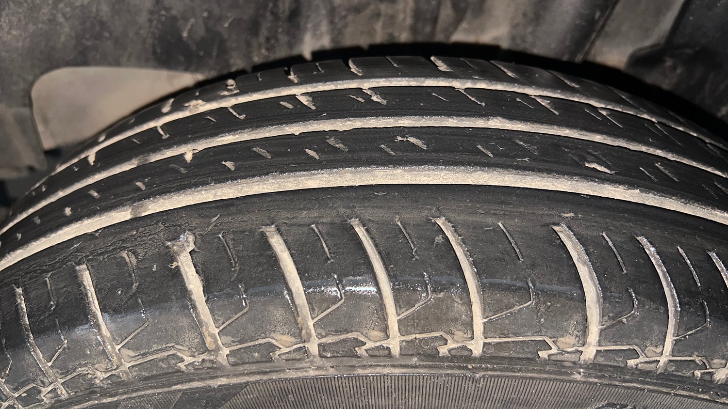 Used 2023 Maruti Suzuki Swift LXi Petrol Manual tyres LEFT REAR TYRE TREAD VIEW