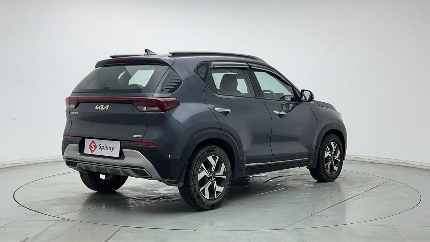 Used 2023 Kia Sonet HTX 1.0 Turbo Petrol DCT Petrol Automatic exterior RIGHT REAR CORNER VIEW