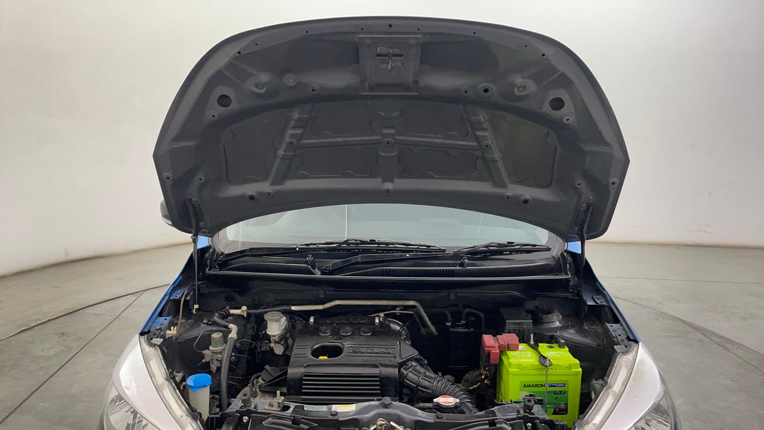 Used 2016 Maruti Suzuki Celerio VXi AMT Petrol Automatic engine ENGINE & BONNET OPEN FRONT VIEW