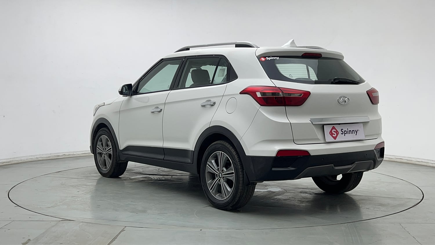 Used 2017 Hyundai Creta SX Plus 1.6 AT Petrol Petrol Automatic exterior LEFT REAR CORNER VIEW