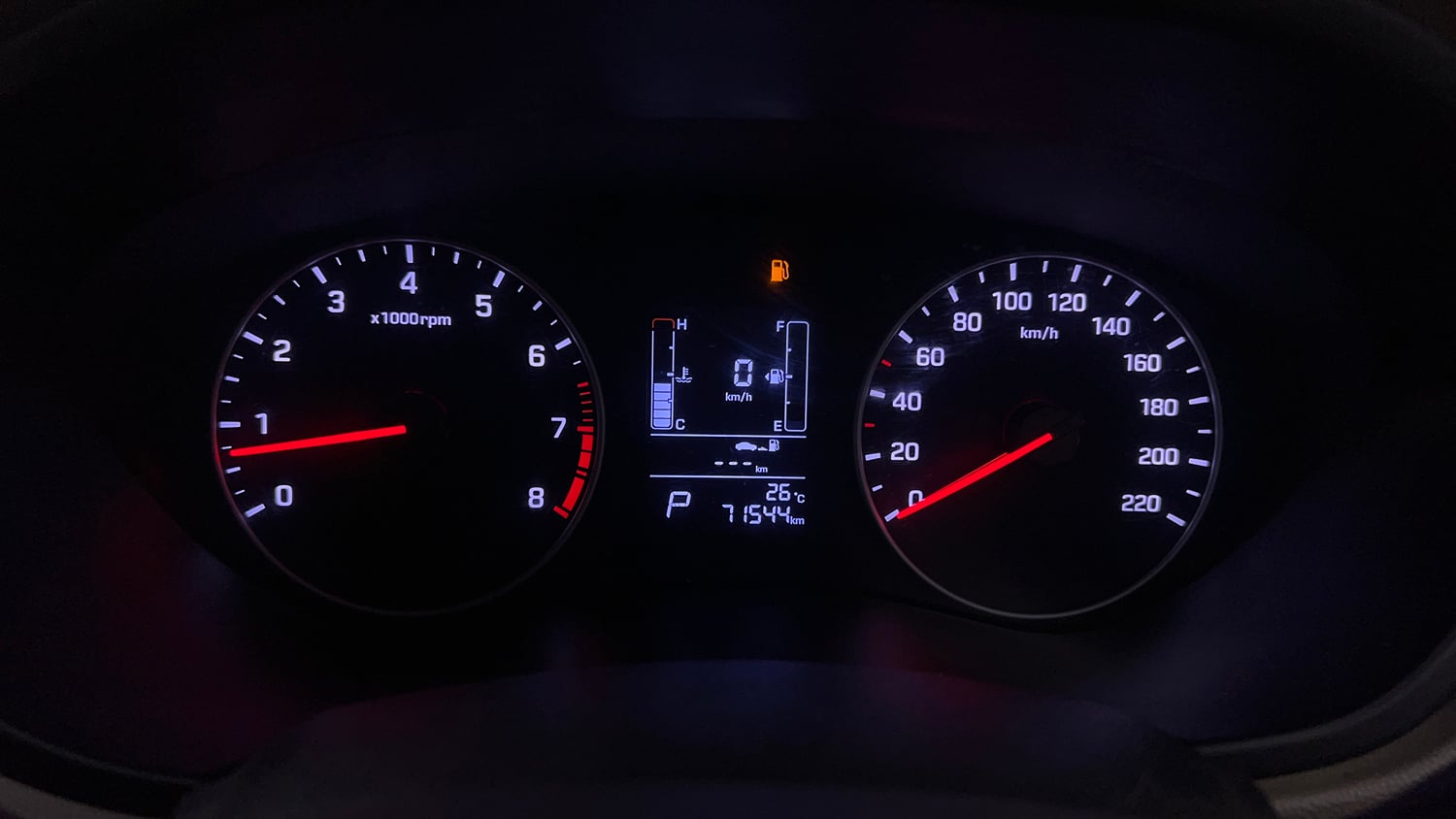 Used 2018 Hyundai Elite i20 Asta 1.2 AT Petrol Automatic interior CLUSTERMETER VIEW