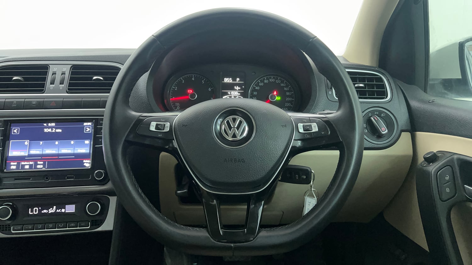 Used 2022 Volkswagen Vento Highline Plus 1.0L TSI Automatic Petrol Automatic interior STEERING VIEW