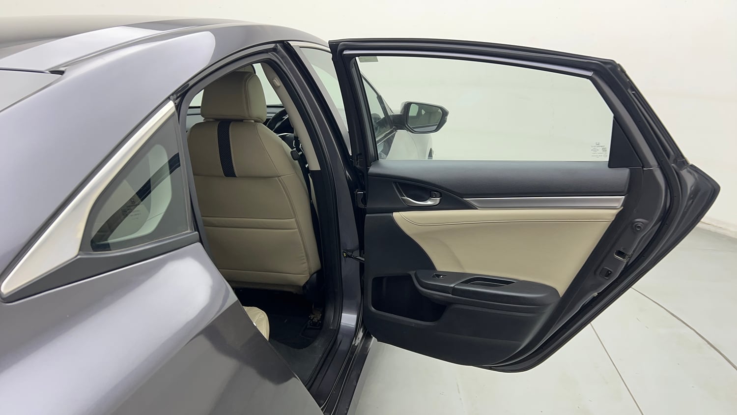 Used 2020 Honda Civic VX CVT Petrol Petrol Automatic interior RIGHT REAR DOOR OPEN VIEW